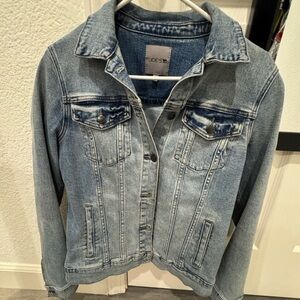 Joe’s Jeans Denim Jacket Classic Blue Fitted Stretch Jean Jacket Light Wash